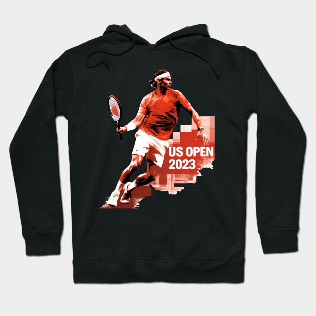 US Open 2023 Hoodie by RetroPandora